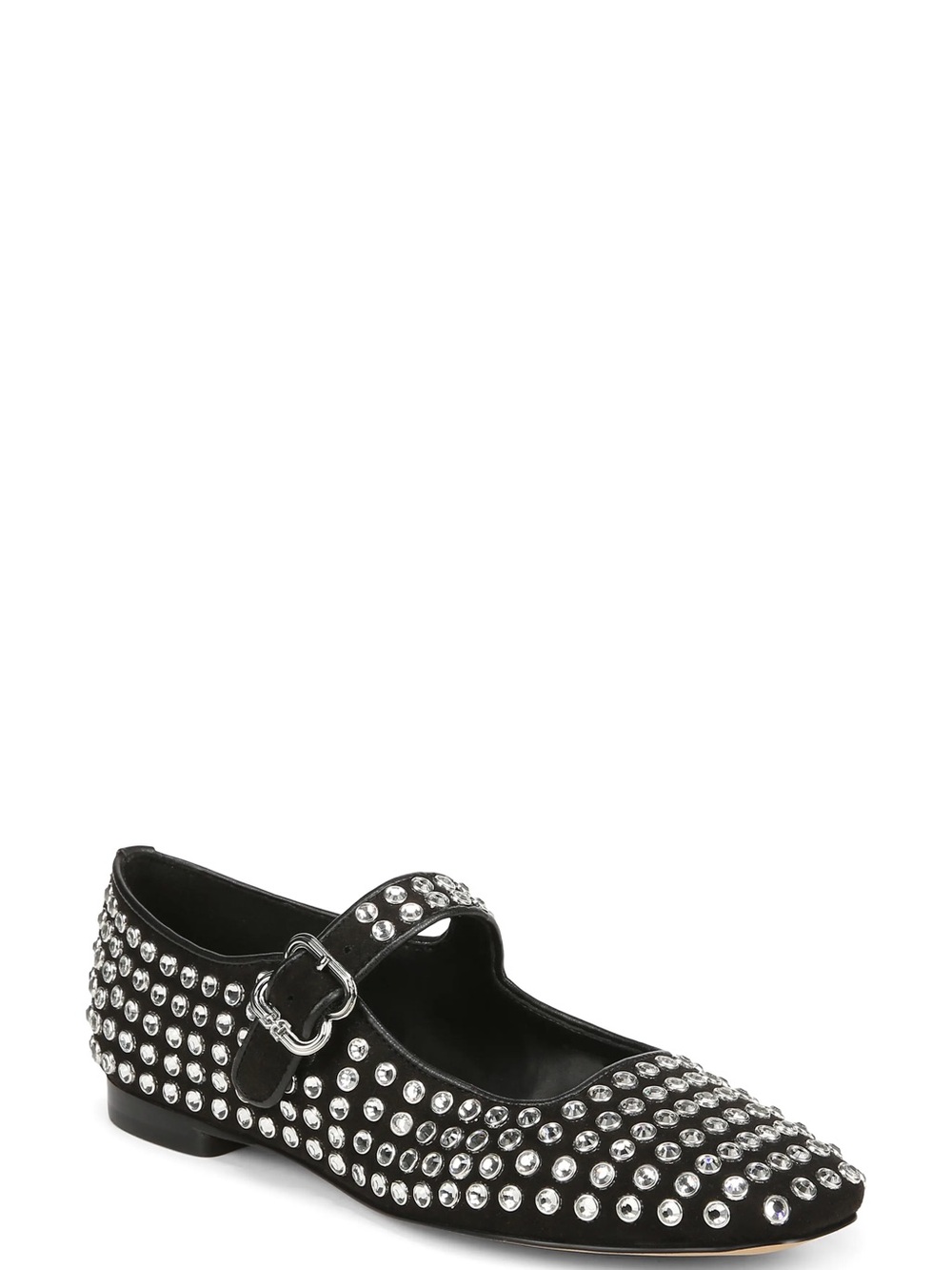 Sam Edelman Black Studded Mary Jane Flats - Picture 2 of 4